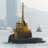 Hong Kong. Tugboats in Victoria Harbor.
